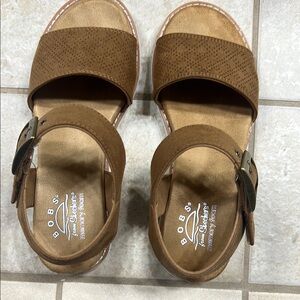 Skechers Bobs Brown Sandals Comfortable Flip Flops